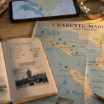 Carte tourisme Charente maritime : repérer les sites sur une carte papier