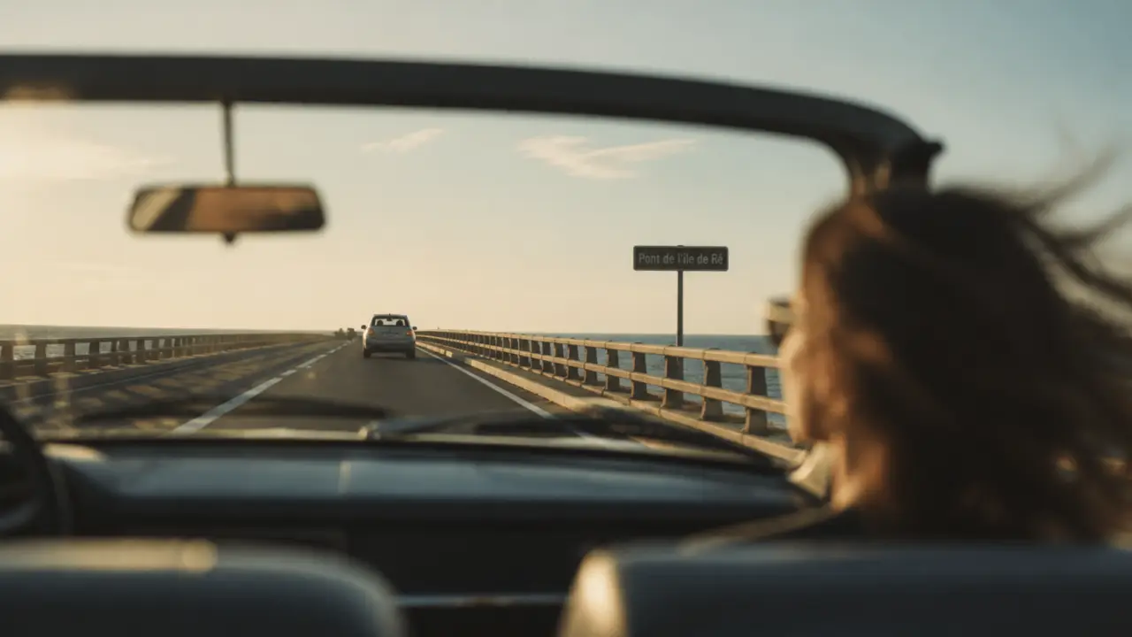 La Rochelle Île de Ré voiture : pont, traversée