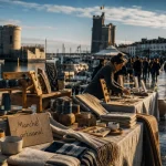 Marché artisanal la Rochelle au Vieux-Port : stands et créations faites main