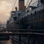 Musée maritime de La Rochelle : navire historique amarré au port