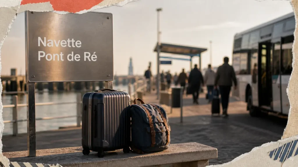 Navette rochelle ile de ré au quai Pont de Ré depuis La Rochelle
