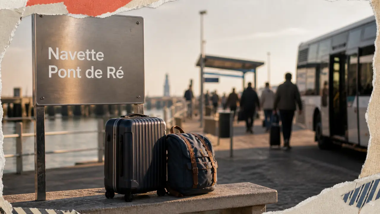 Navette rochelle ile de ré au quai Pont de Ré depuis La Rochelle