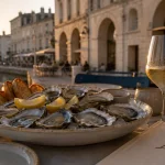 Restaurants les flots La Rochelle : plateau fruits de mer au Vieux-Port