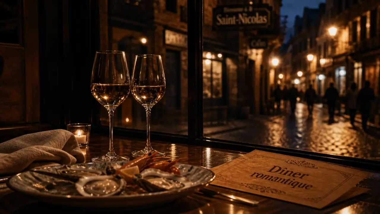 Restaurants romantiques la rochelle : dîner romantique face au port, fruits de mer