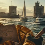 Sorties en mer la rochelle : voilier au départ du Vieux-Port