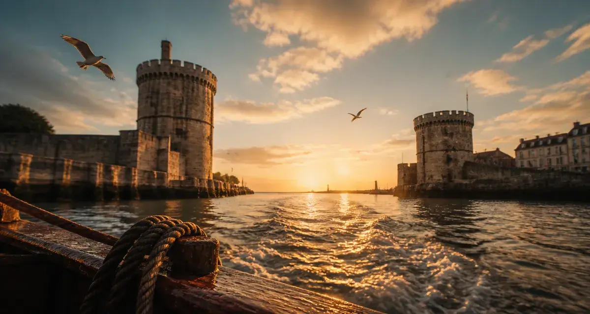 Sorties en mer La Rochelle depuis le Vieux Port vers l’Atlantique