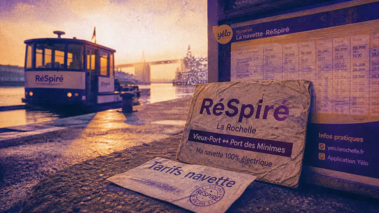 Tarif navette La Rochelle Île de Ré : horaires Yélo