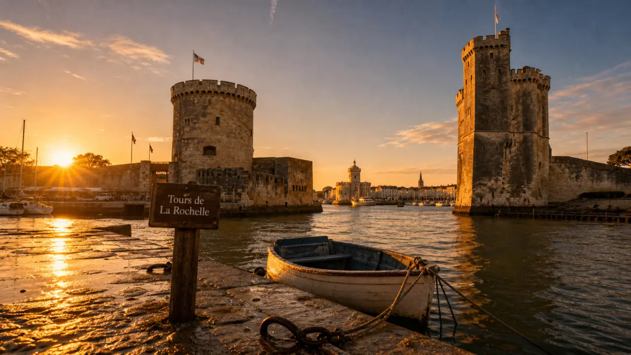 Visiter les tours de la rochelle : Vieux-Port et tours Saint-Nicolas, Chaîne, Lanterne