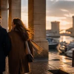Week end la rochelle en amoureux : couple au Vieux Port