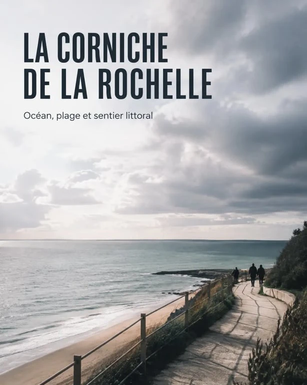 Que faire a la rochelle : balade sur la Corniche et la plage au bord de l’Atlantique