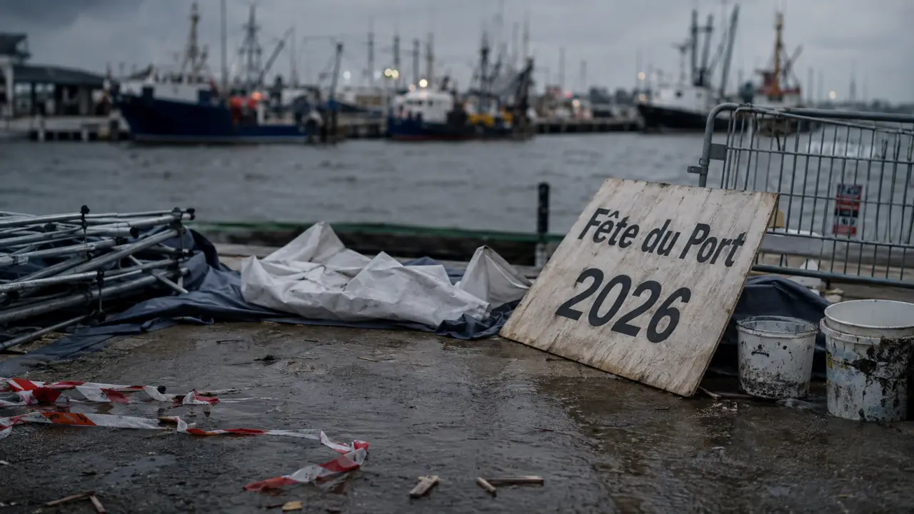 Fete du port la rochelle 2026 annulée : barnum plié et rubans au vent