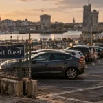 Parking du port la rochelle : Vieux-Port Ouest, entrée et voitures