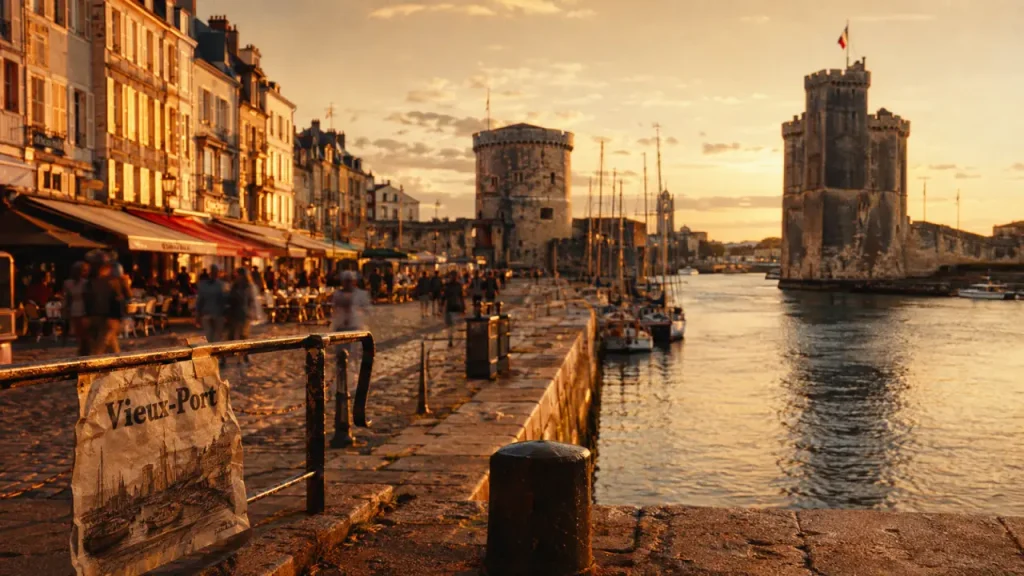 Que faire à la Rochelle : Vieux-Port au coucher du soleil