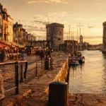 Que faire à la Rochelle : Vieux-Port au coucher du soleil