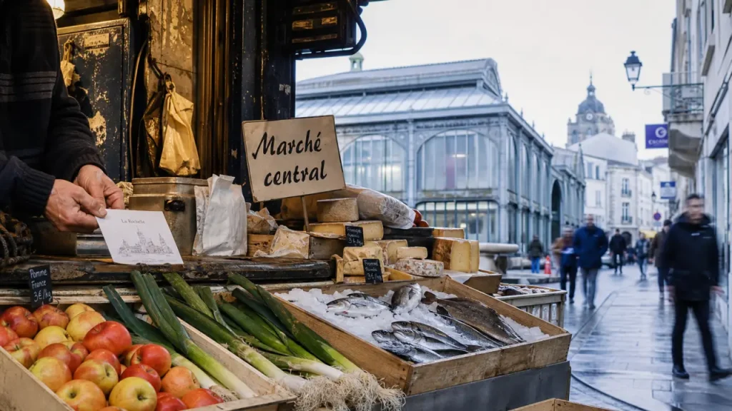 Quels sont les jours de marché à la Rochelle ? Marché aux Halles au petit matin
