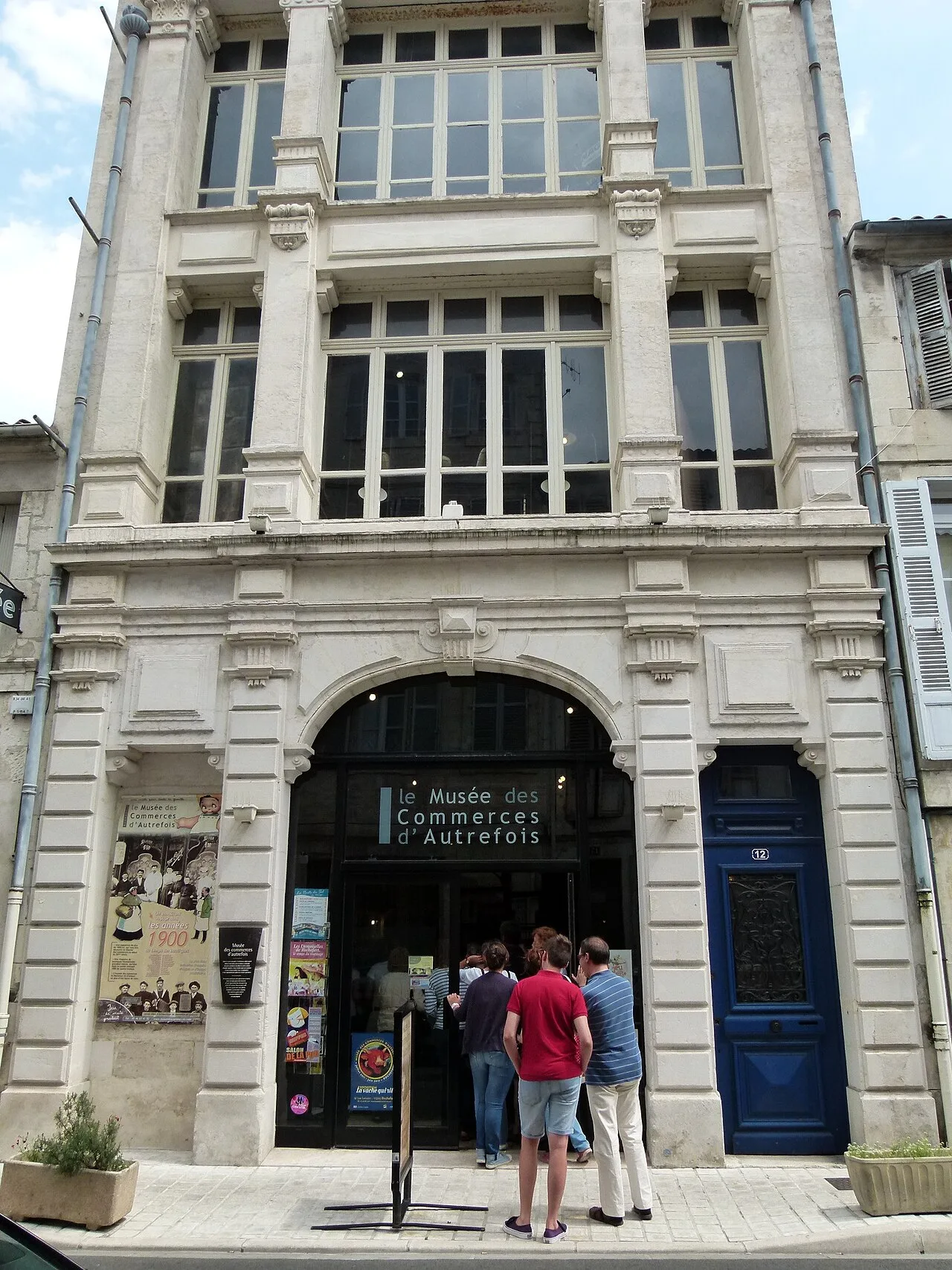 Façade du musée des Commerces d’autrefois à Rochefort