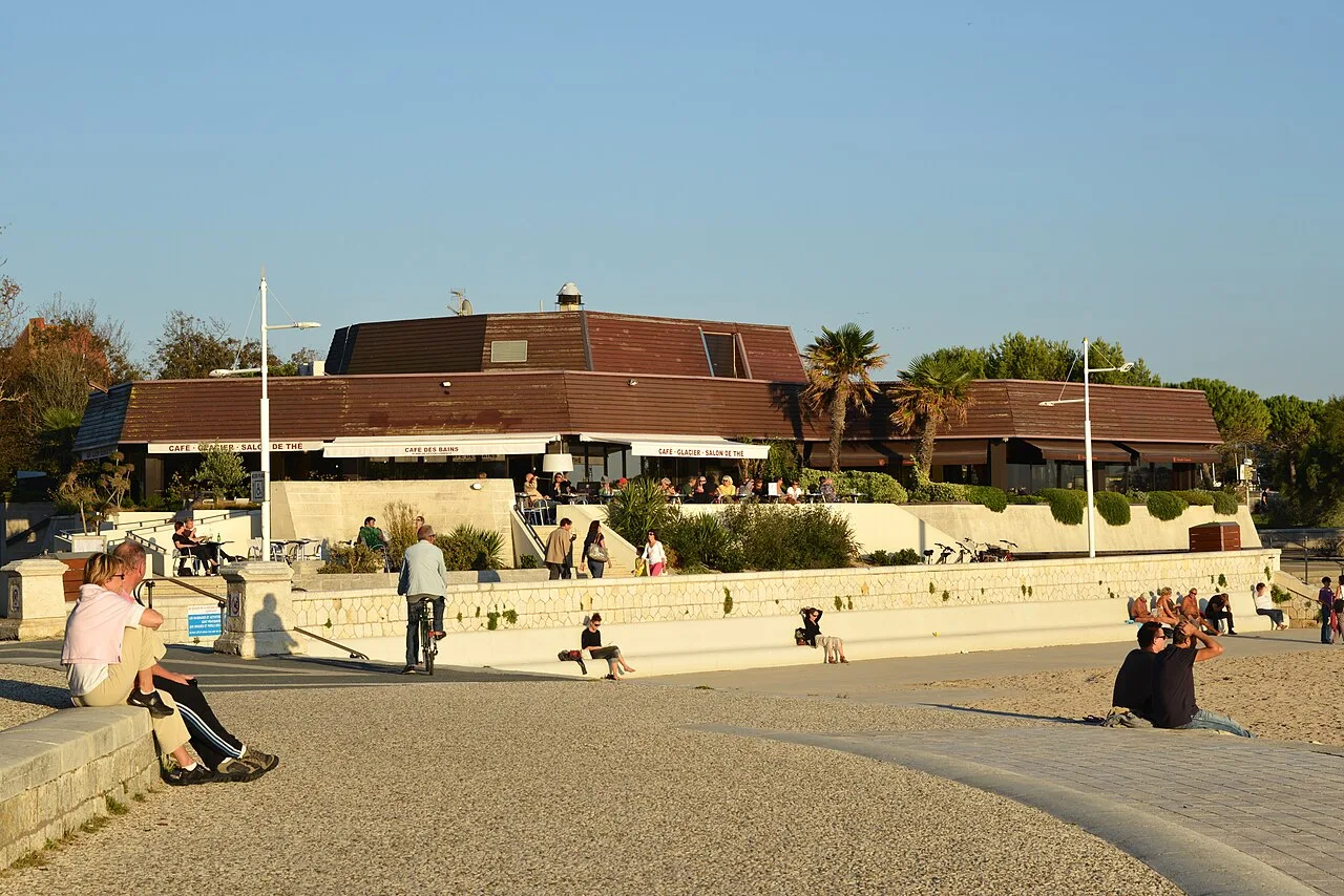 Le front de plage de la Concurrence photographié en octobre 2012