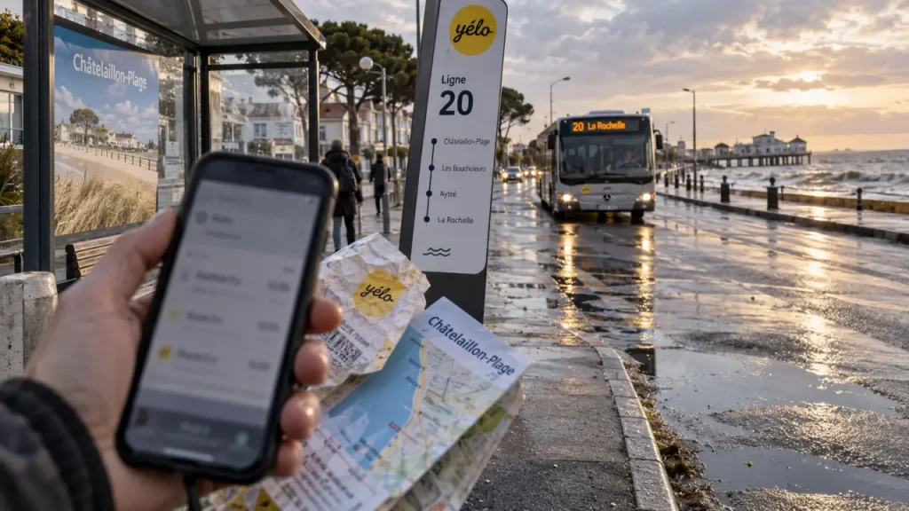 Horaires bus la rochelle châtelaillon plage : ligne 20 Yélo