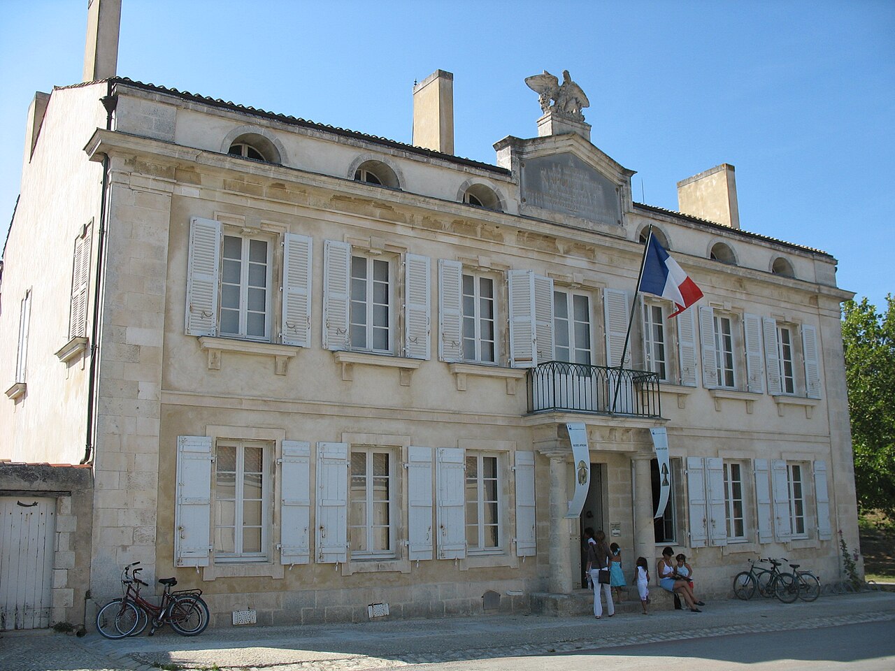 La maison de l’Empereur, qui accueille le musée napoléonien de l’île d’Aix