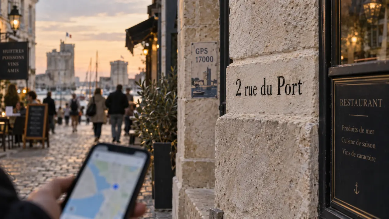 Rue du port La Rochelle : adresse 2 sur pierre, à vérifier
